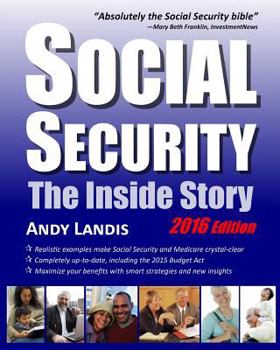 Paperback Social Security: The Inside Story, 2016 Edition Book