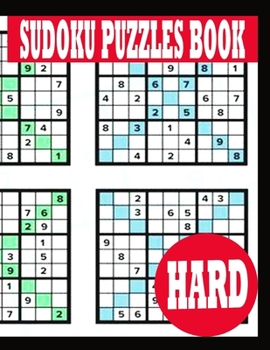 Paperback Sudoku Puzzle Book: Hard Sudoku Puzzle Book including Instructions and answer keys - Sudoku Puzzle Book for Adults Book