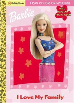 Paperback Barbie: I Love My Family Book