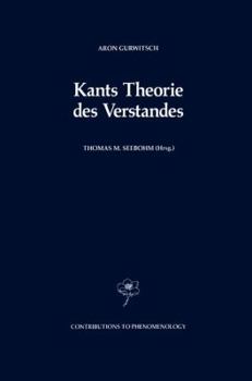 Paperback Kants Theorie Des Verstandes [German] Book