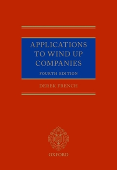 Hardcover Applications to Wind Up Companies Book