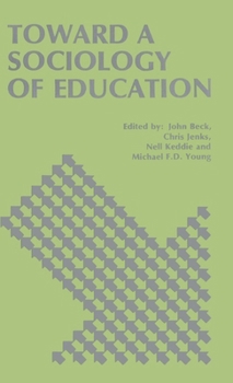 Hardcover Toward a Sociology of Education Book