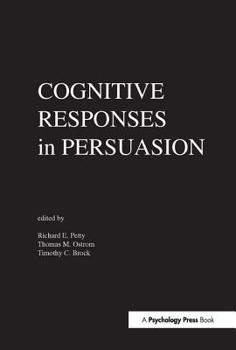 Hardcover Cognitive Responses in Persuasion Book