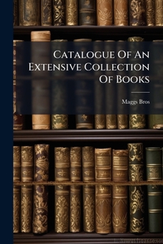 Paperback Catalogue Of An Extensive Collection Of Books Book