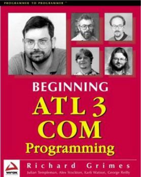 Paperback Beginning ATL 3 Com Programmi Ng Book