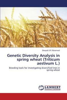 Paperback Genetic Diversity Analysis in Spring Wheat (Triticum Aestivum L.) Book