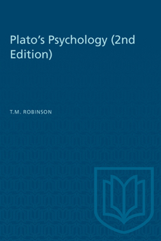 Plato's Psychology (University of Toronto Romance Series)