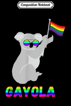 Paperback Composition Notebook: Gay Pride Lazy Koala Eucalyptus Bear Rainbow LGBT Koalafield Journal/Notebook Blank Lined Ruled 6x9 100 Pages Book