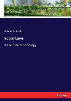 Paperback Social Laws: An outline of sociology Book