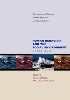 Paperback Human Behavior and the Social Environment: Macro Level: Groups, Communities, and Organizations Book
