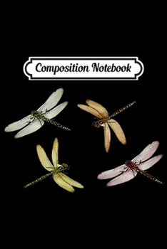 Composition Notebook: Dragonflies Premium  Journal/Notebook Blank Lined Ruled 6x9 100 Pages