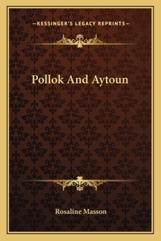 Paperback Pollok And Aytoun Book