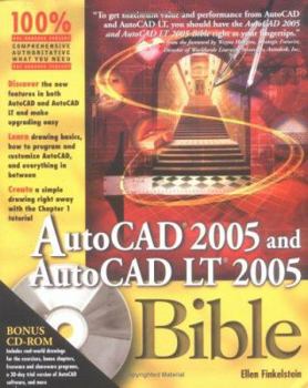 Paperback AutoCAD 2005 and AutoCAD LT 2005 Bible [With CD-ROM] Book