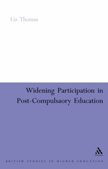 Paperback Widening Participation in Post-Compulsory Education Book