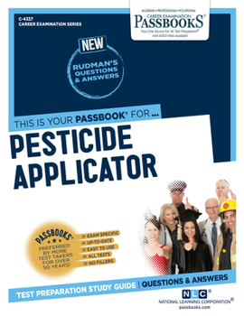 Paperback Pesticide Applicator (C-4337): Passbooks Study Guide Volume 4337 Book