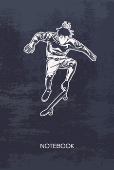 Bullet Dotted Journal: Skateboard Lover Notebook Dotted Grid a5 6x9 120 Pages - Skateboarder Planner Skater Diary Skater Gift Idea - Skater Skateboard Lover Gift Idea for Men and Women