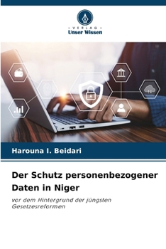 Paperback Der Schutz personenbezogener Daten in Niger [German] Book