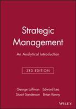 Paperback Strategic Management: An Analytical Introduction Book