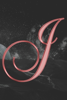 J Journal: A Monogram J Initial Capital Letter Notebook For Writing And Notes: Great Personalized Gift For All First, Middle, Or Last Names (Red Maroon Gold Smoke Fire Swirl Print)