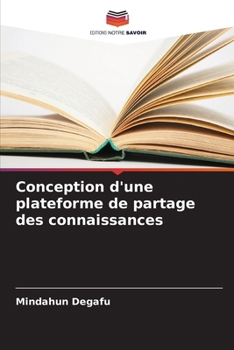 Paperback Conception d'une plateforme de partage des connaissances [French] Book