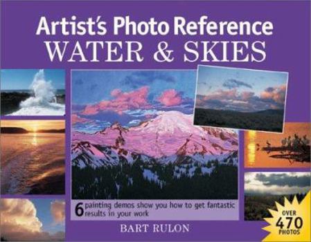 Hardcover Artist's Photo Reference: Water & Skies Book