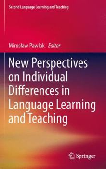 Paperback New Perspectives on Individual Differences in Language Learning and Teaching Book