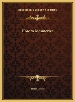 Hardcover How to Mesmerize Book