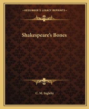 Paperback Shakespeare's Bones Book