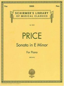 Paperback Sonata in E Minor: Schirmer Library of Classics Volume 2023 Nfmc 2024-2028 Selection Piano Solo Book