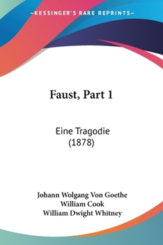 Paperback Faust, Part 1: Eine Tragodie (1878) [German] Book