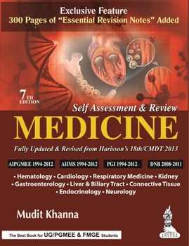 Paperback Self Assessment and Review Medicine Book