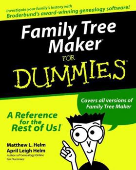 Paperback Family Tree Maker for Dummies Book