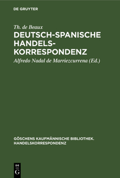 Hardcover Deutsch-Spanische Handelskorrespondenz [German] Book