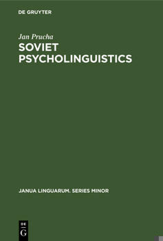 Hardcover Soviet Psycholinguistics Book