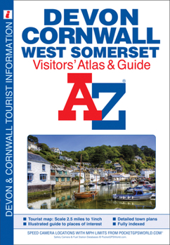 Paperback Devon, Cornwall & West Somerset A-Z Visitors' Atlas Book