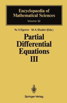 Paperback Partial Differential Equations III: The Cauchy Problem. Qualitative Theory of Partial Differential Equations Book