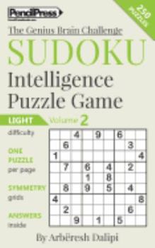 Paperback Sudoku Puzzle Books Volume 2. Light. Sudoku Intelligence Puzzle Game Book