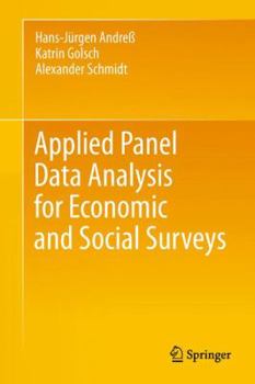 Hardcover Applied Panel Data Analysis for Economic and Social Surveys Book