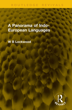 Hardcover A Panorama of Indo-European Languages Book