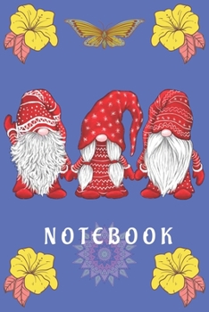 Gnome Notebook: Gnome Journal | Gnome Sayin | Gnome Gifts For Women, Men Kids. Funny Gnome Gift for Gardeners and Knome Lovers | Blank Lined Ruled 6x9 110 Pages Matte cover  &  minimalist