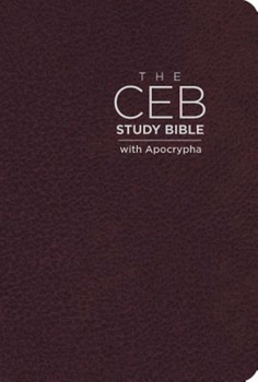 Bonded Leather Study Bible-Ceb Book