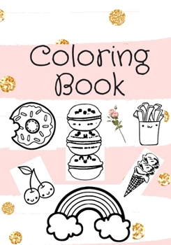 Paperback Coloring book: colouring book for girls, 40 colourings Book