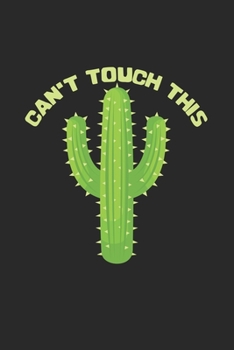 Can't touch this: 6x9 Cactus | dotgrid | dot grid paper | notebook | notes