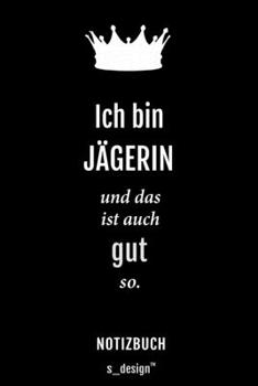 Paperback Notizbuch f?r J?ger / J?gerin: Originelle Geschenk-Idee [120 Seiten kariertes blanko Papier] [German] Book