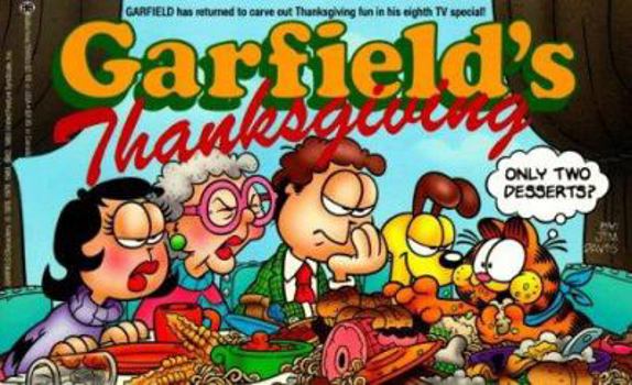 Paperback Garfield's Thanksgiving Book