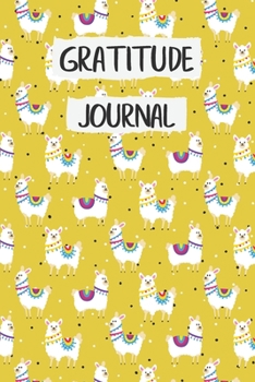 Paperback Gratitude Journal: Cool Llama Pattern Gratitude Mindful Thankfulness Journal for Daily Thanksgiving & Reflection, Gratitude Prompt Book