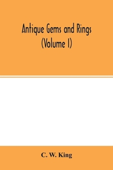 Paperback Antique gems and rings (Volume I) Book
