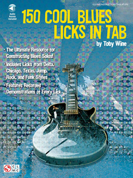 Paperback 150 Cool Blues Licks N Tab Book/Online Audio [With CD] Book