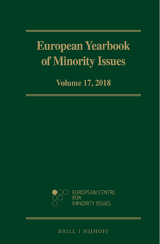 Hardcover European Yearbook of Minority Issues, Volume 17 (2018) Book