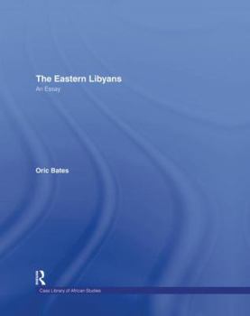 Paperback The Eastern Libyans (1914) Book